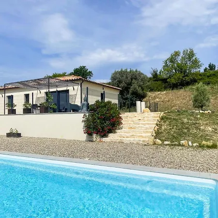 Villa 4 étoiles Avec 2 Climatisation Et Piscine Privée Vagnas