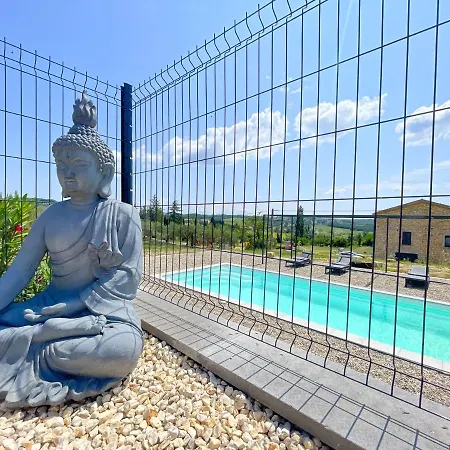 Villa 4 étoiles Avec 2 Climatisation Et Piscine Privée Vagnas